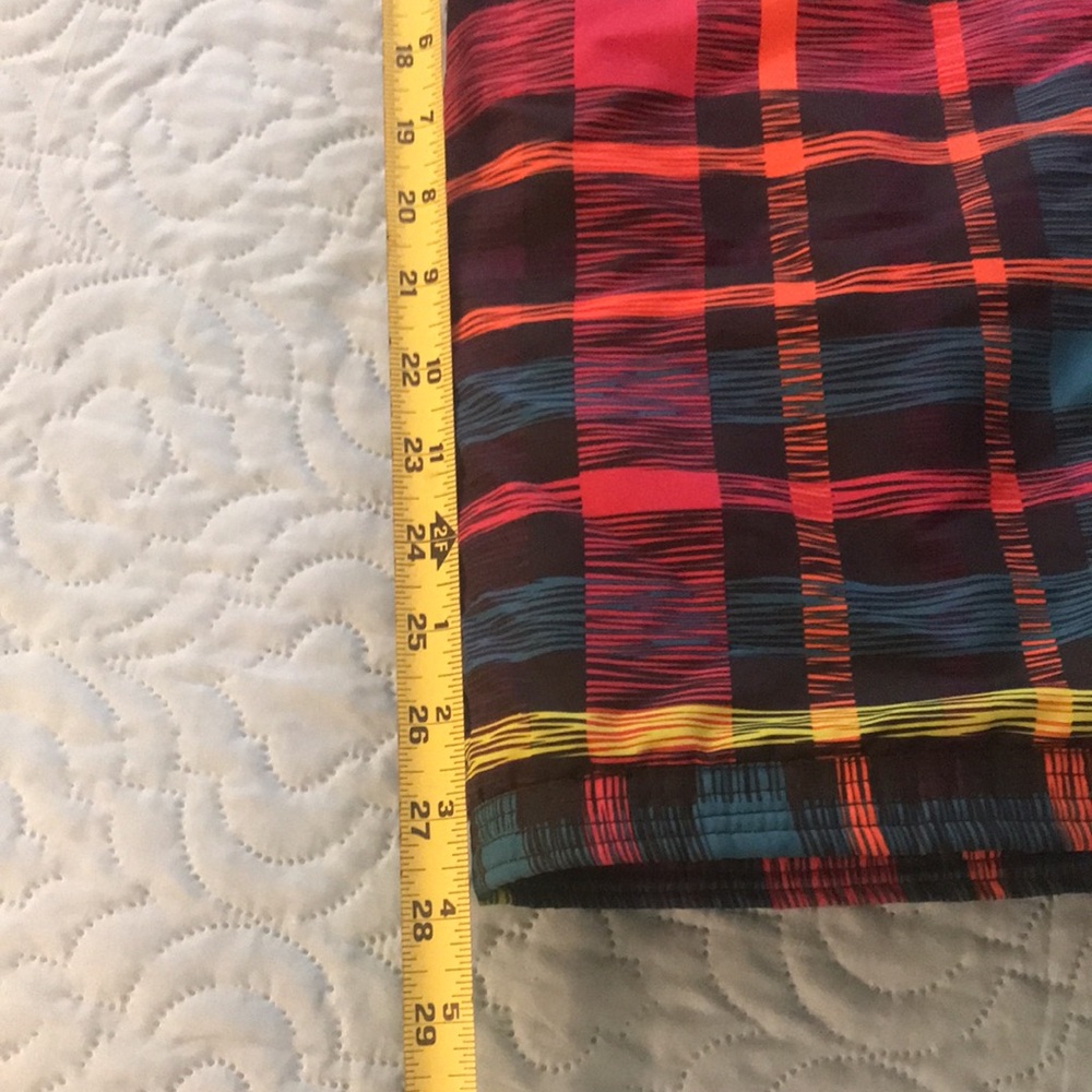 Falls Creek Plaid Snow Ski Pants Black Pink Orange XL 14 to 16 - Picture 16 of 16